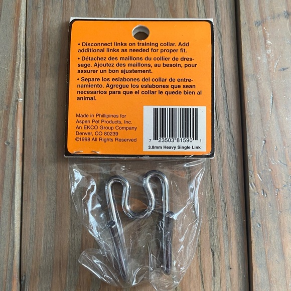 X large pinch training collar plus additional link - Picture 4 of 11